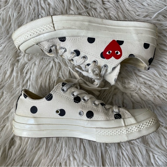 Converse x Comme Des Garcons Play Chuck 70 OX Low Top Sneakers Unisex W 7 M 5 - Picture 6 of 12